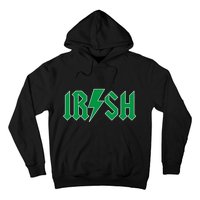 Irish Rocks Logo Music Parody St Patricks Day Hoodie