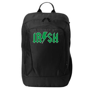 Irish Rocks Logo Music Parody St Patricks Day City Backpack