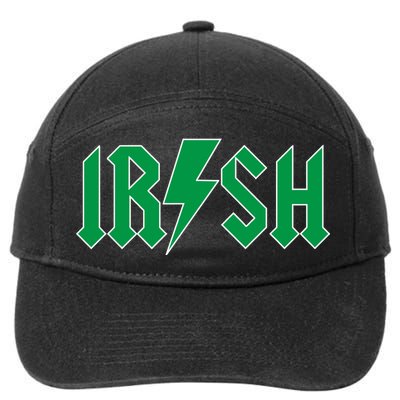 Irish Rocks Logo Music Parody St Patricks Day 7-Panel Snapback Hat