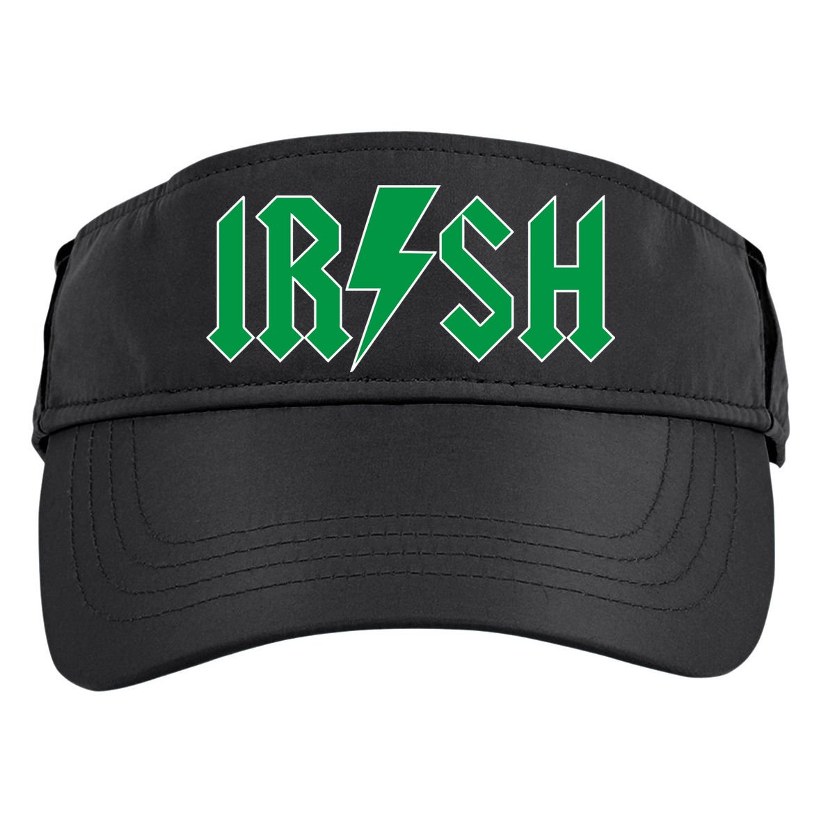 Irish Rocks Logo Music Parody St Patricks Day Adult Drive Performance Visor