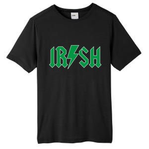 Irish Rocks Logo Music Parody St Patricks Day Tall Fusion ChromaSoft Performance T-Shirt