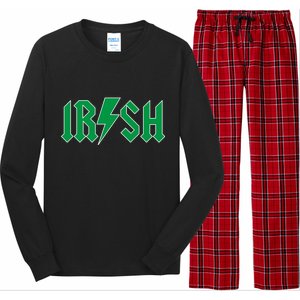 Irish Rocks Logo Music Parody St Patricks Day Long Sleeve Pajama Set