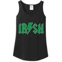 Irish Rocks Logo Music Parody St Patricks Day Ladies Essential Tank