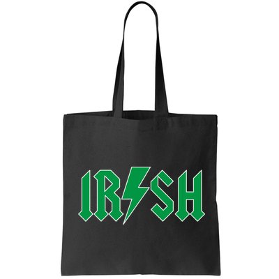 Irish Rocks Logo Music Parody St Patricks Day Bag