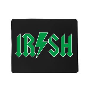 Irish Rocks Logo Music Parody St Patricks Day Mousepad