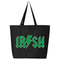 Irish Rocks Logo Music Parody St Patricks Day 25L Jumbo Tote