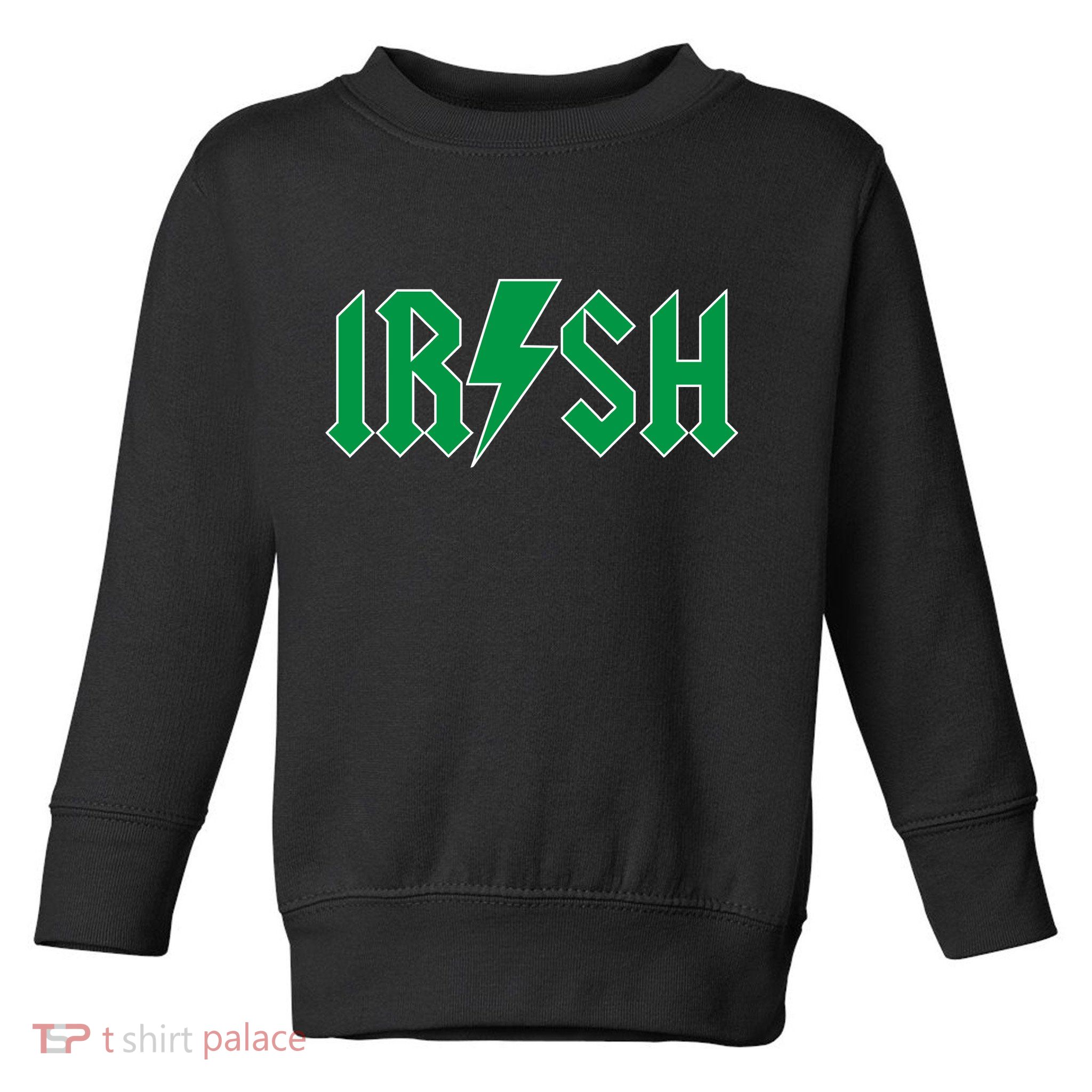 Irish Rocks Logo Music Parody St Patricks Day Toddler Sweatshirt