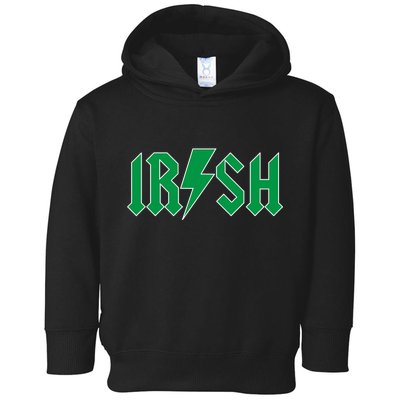 Irish Rocks Logo Music Parody St Patricks Day Toddler Hoodie