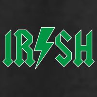 Irish Rocks Logo Music Parody St Patricks Day Golf Towel