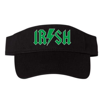 Irish Rocks Logo Music Parody St Patricks Day Valucap Bio-Washed Visor