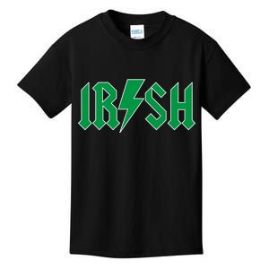 Irish Rocks Logo Music Parody St Patricks Day Kids T-Shirt