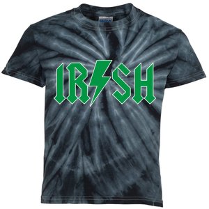 Irish Rocks Logo Music Parody St Patricks Day Kids Tie-Dye T-Shirt