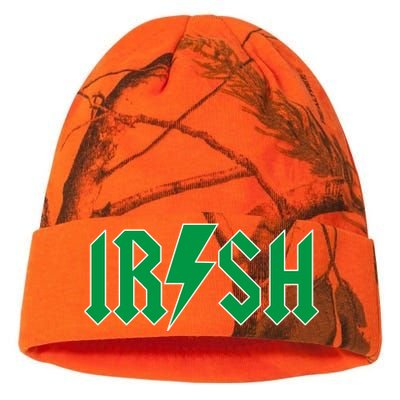 Irish Rocks Logo Music Parody St Patricks Day Kati Licensed 12" Camo Beanie