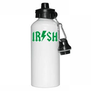 Irish Rocks Logo Music Parody St Patricks Day Aluminum Water Bottle