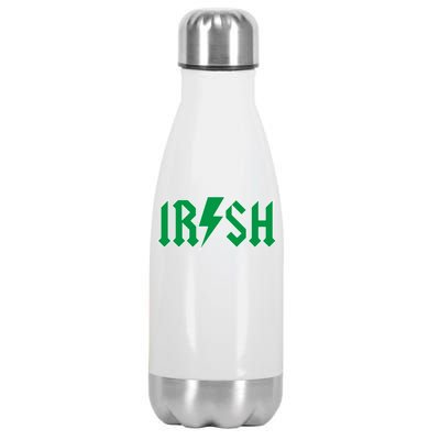 Irish Rocks Logo Music Parody St Patricks Day Stainless Steel Insulated Water Bottle