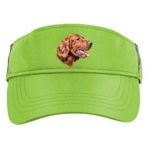 Irish Setter Portrait Adult Drive Performance Visor