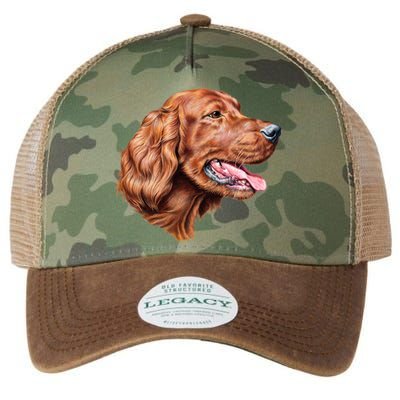 Irish Setter Portrait Legacy Tie Dye Trucker Hat