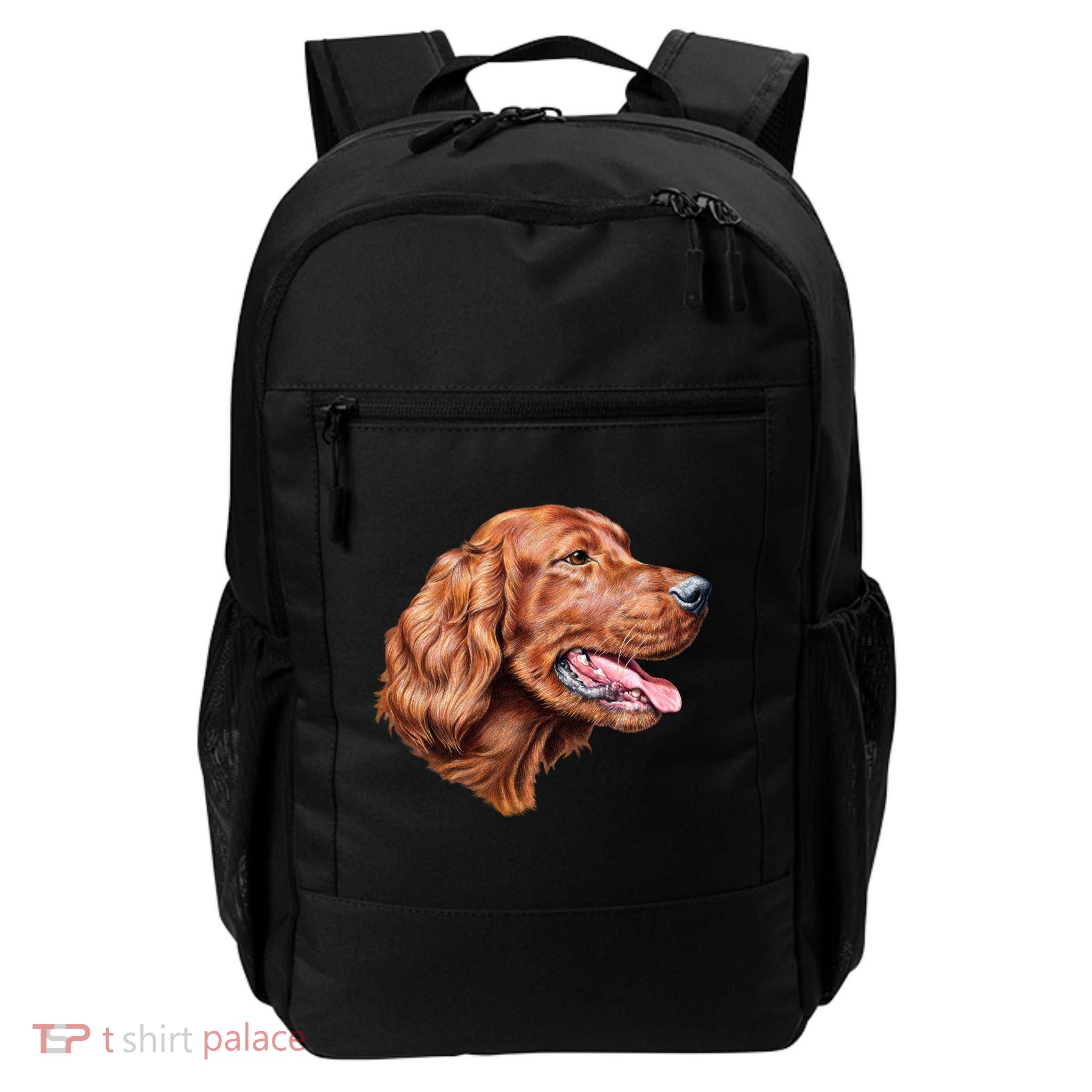 Irish Setter Portrait Daily Commute Backpack