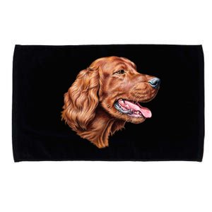 Irish Setter Portrait Microfiber Hand Towel