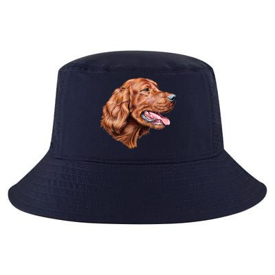 Irish Setter Portrait Cool Comfort Performance Bucket Hat