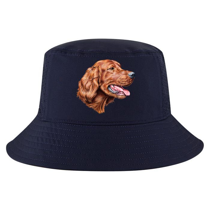 Irish Setter Portrait Cool Comfort Performance Bucket Hat