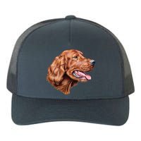 Irish Setter Portrait Yupoong Adult 5-Panel Trucker Hat