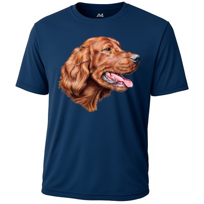 Irish Setter Portrait Performance Shirt