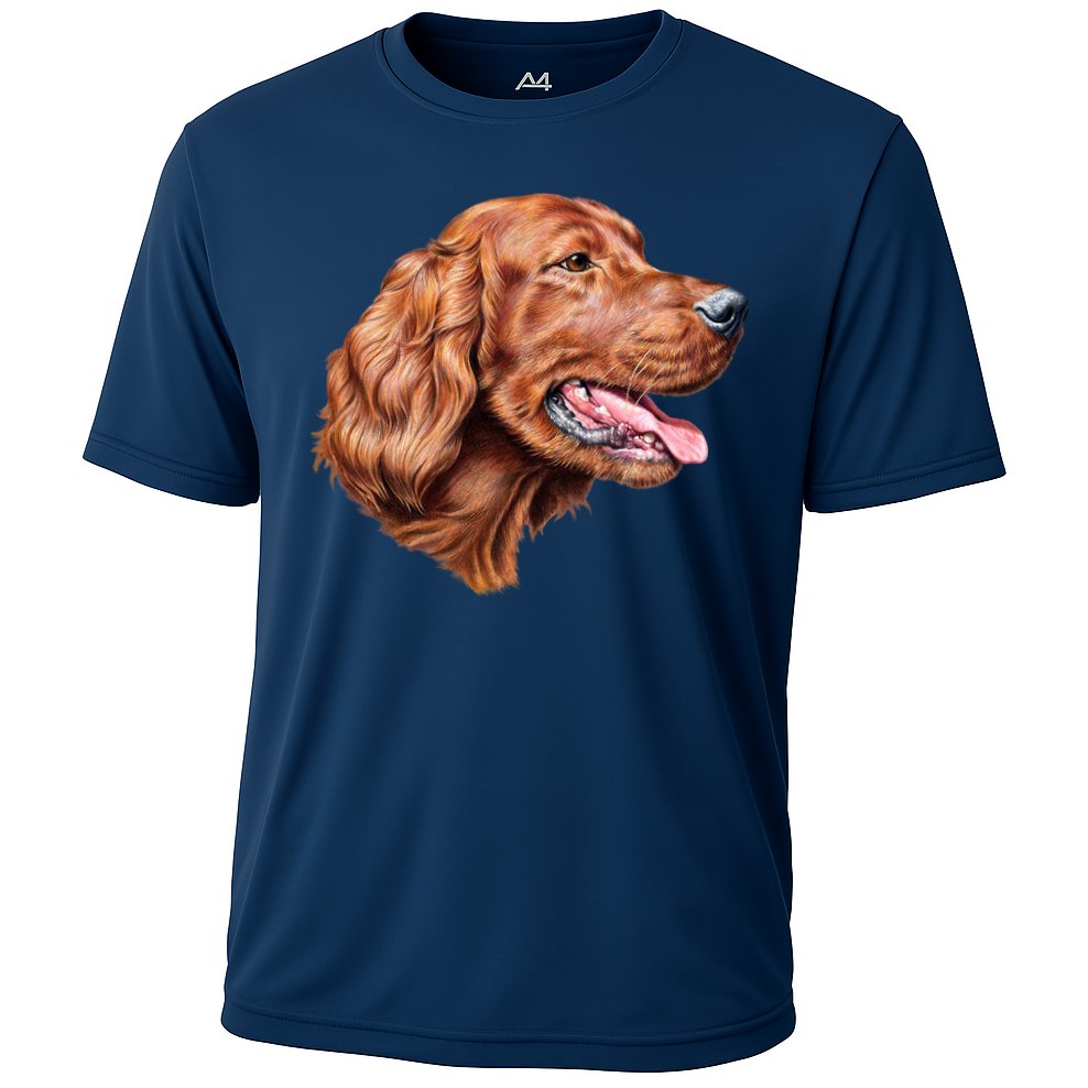 Irish Setter Portrait Performance Shirt