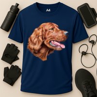 Irish Setter Portrait Performance Shirt