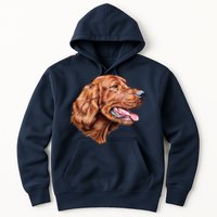 Irish Setter Portrait Hoodie