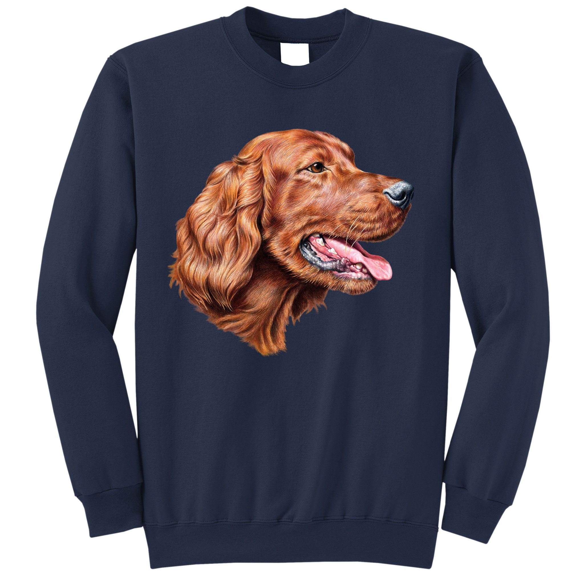 Irish Setter Portrait Sweatshirt
