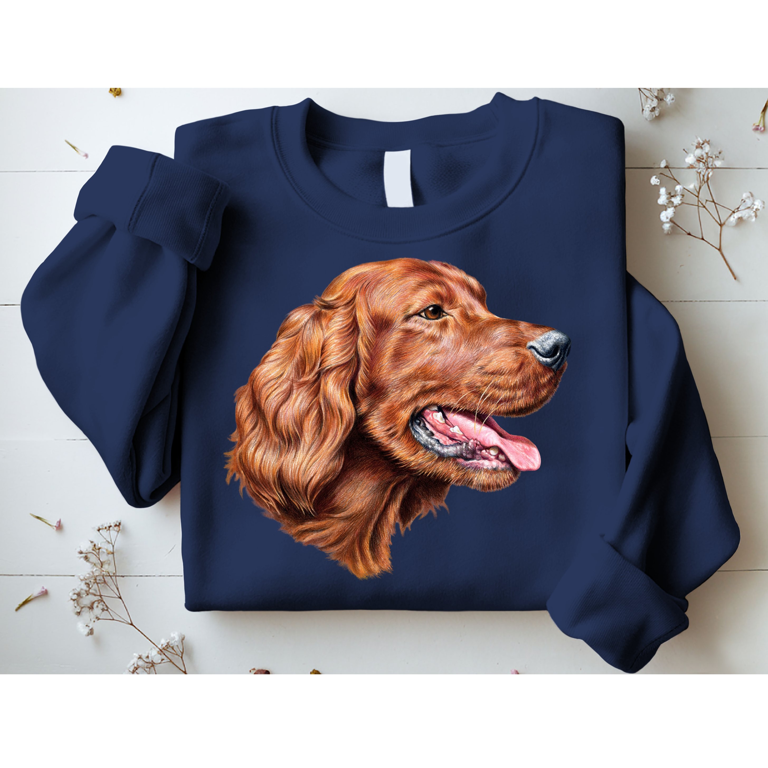 Irish Setter Portrait Sweatshirt
