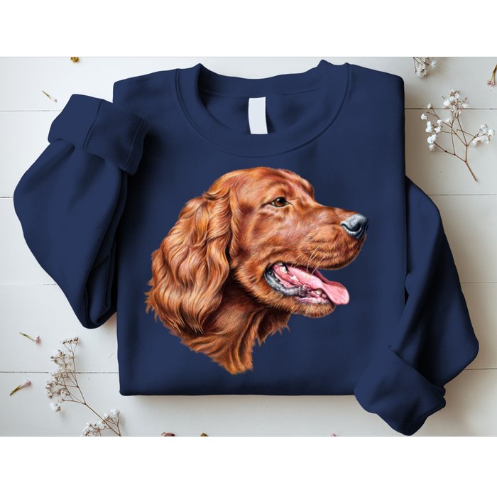 Irish Setter Portrait Sweatshirt