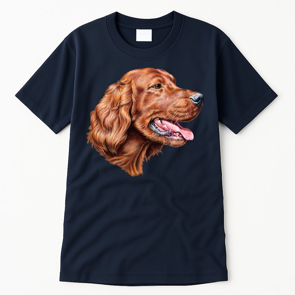 Irish Setter Portrait Tall T-Shirt
