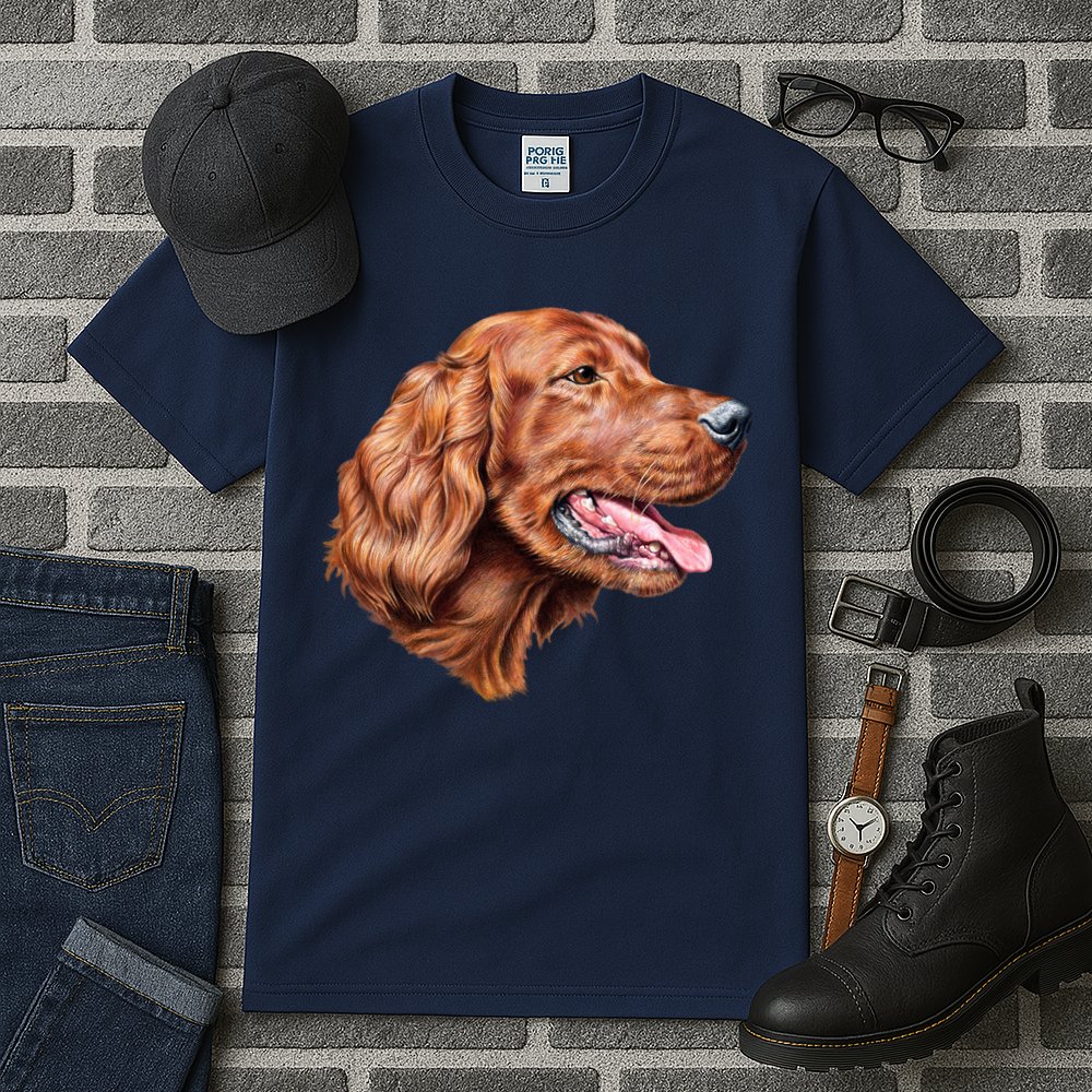 Irish Setter Portrait Tall T-Shirt