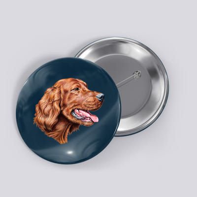 Irish Setter Portrait Button
