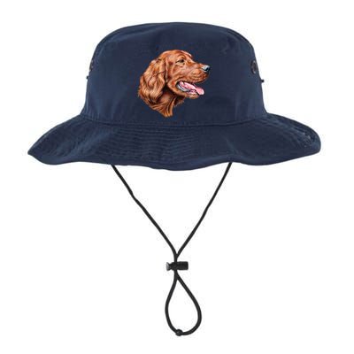 Irish Setter Portrait Bucket Hat