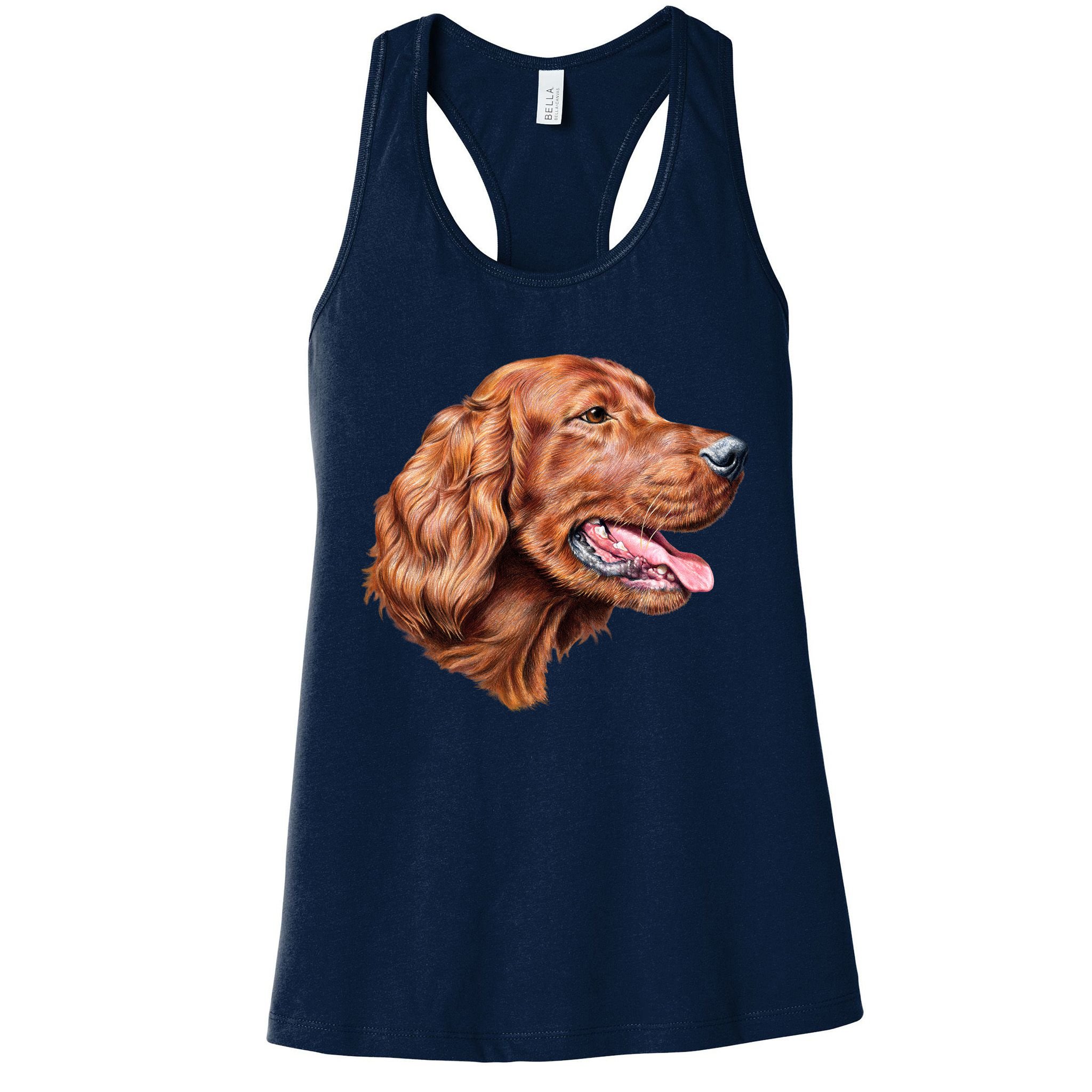 Irish Setter Portrait Womens Tank Top