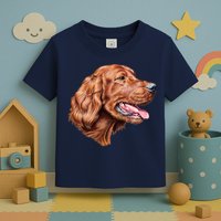 Irish Setter Portrait Toddler T-Shirt