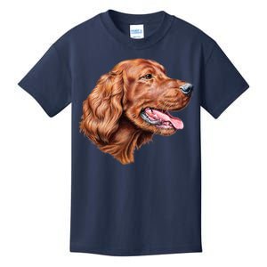 Irish Setter Portrait Kids T-Shirt