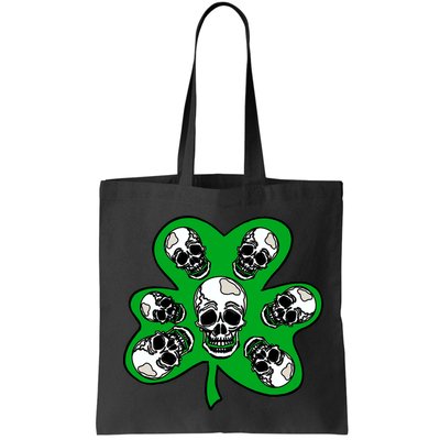 Irish Shamrock Clover Skulls Bag