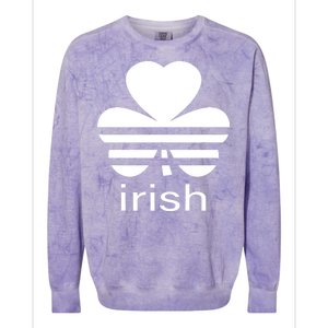 Irish Shamrock Logo Colorblast Crewneck Sweatshirt