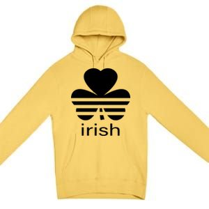 Irish Shamrock Logo Premium Pullover Hoodie