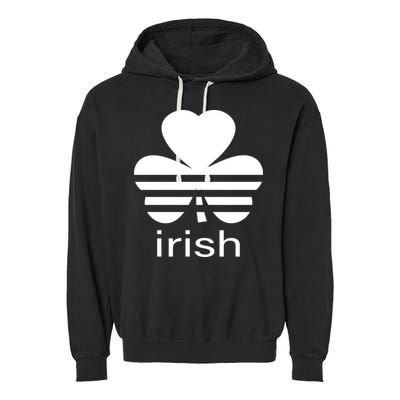 Irish Shamrock Logo Garment-Dyed Fleece Hoodie