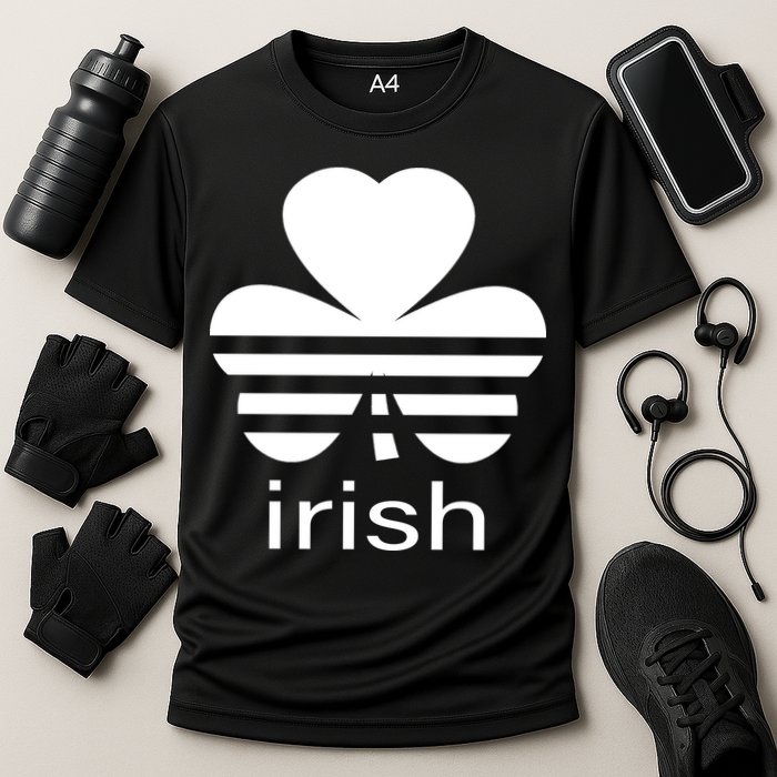 Irish Shamrock Logo Cooling Performance Crew T-Shirt