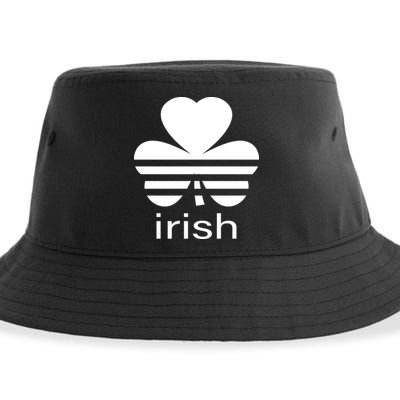 Irish Shamrock Logo Sustainable Bucket Hat