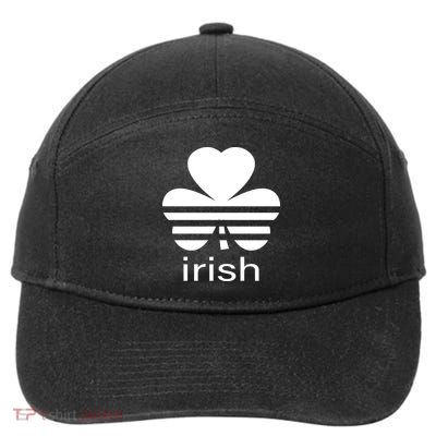 Irish Shamrock Logo 7-Panel Snapback Hat