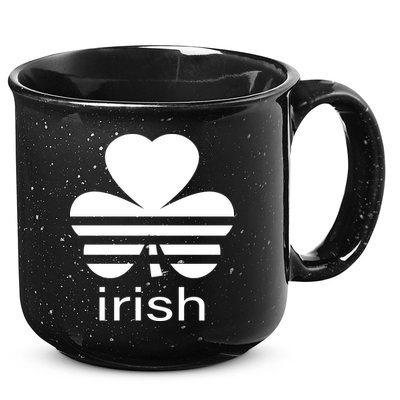 Irish Shamrock Logo 15oz Campfire Ceramic Mug
