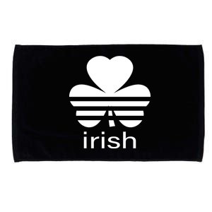 Irish Shamrock Logo Microfiber Hand Towel