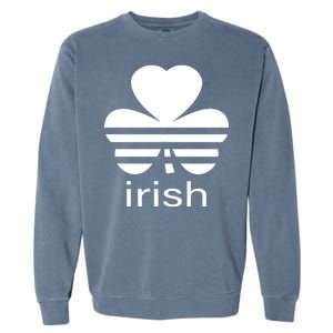 Irish Shamrock Logo Garment-Dyed Sweatshirt